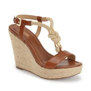 Michael Kors 'Holly' Espadrille Wedge Sandle